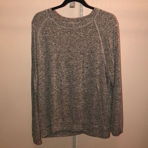 TNA grey speckled sweater